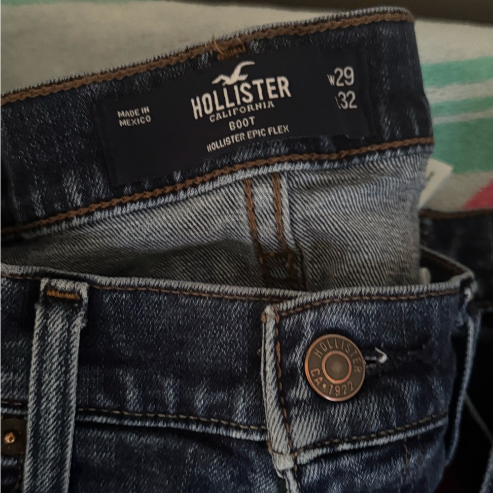 Hollister Dark Blue Bootcut Jeans 4 Pairs